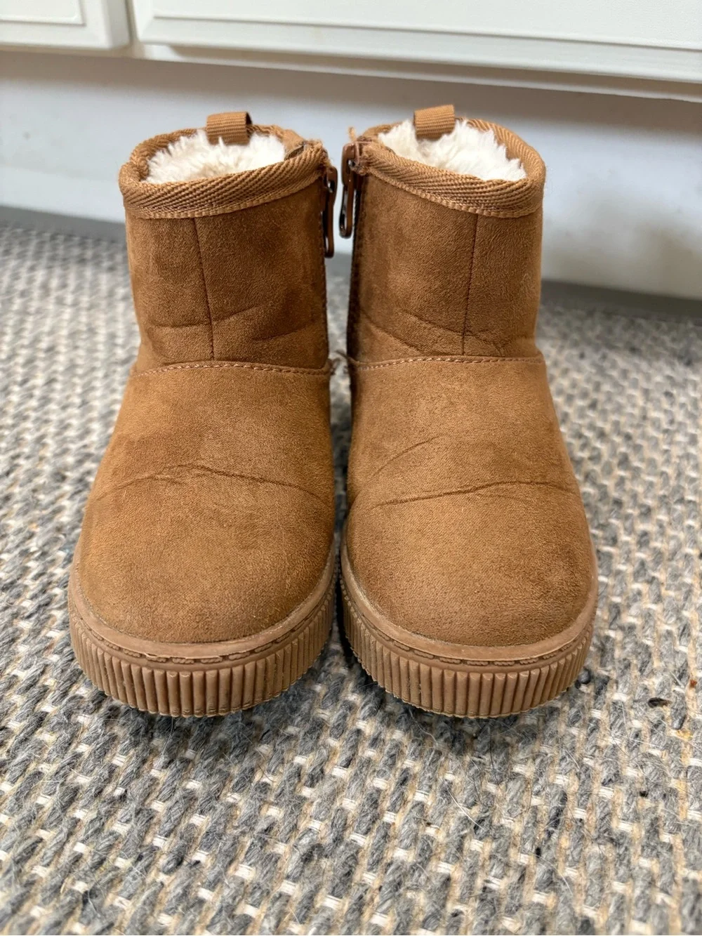 CAT & JACK | Arlo Fuzzy Suede Boots